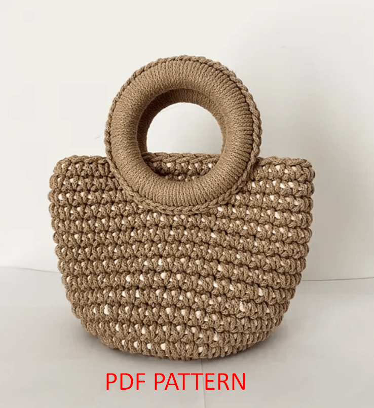 CROCHET PATTERN: Handwoven Mini Bag Crochet Pattern PDF, Amigurumi ...