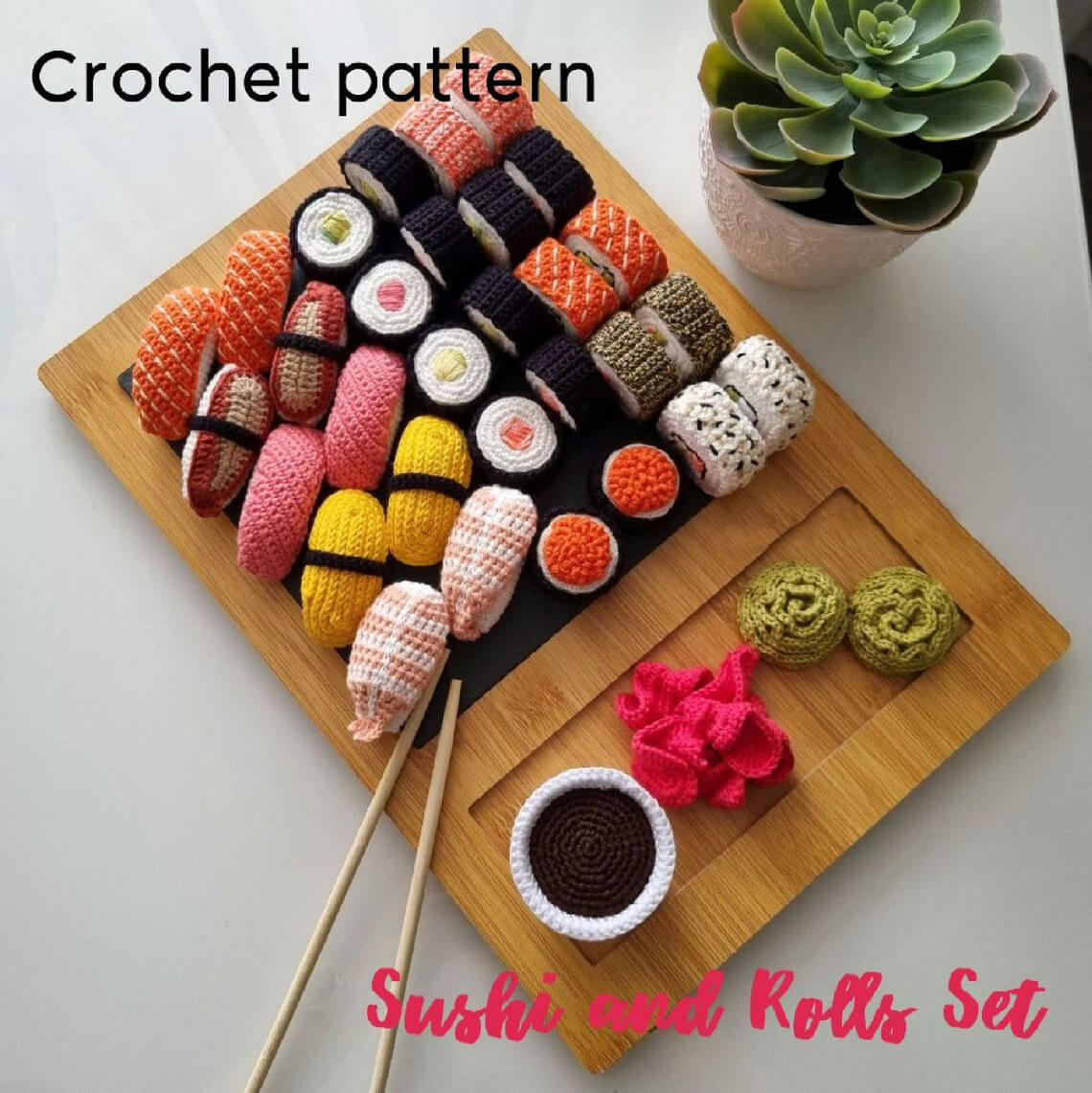 Sushi and Rolls Set Crochet Pattern PDF - Crochet Patterns