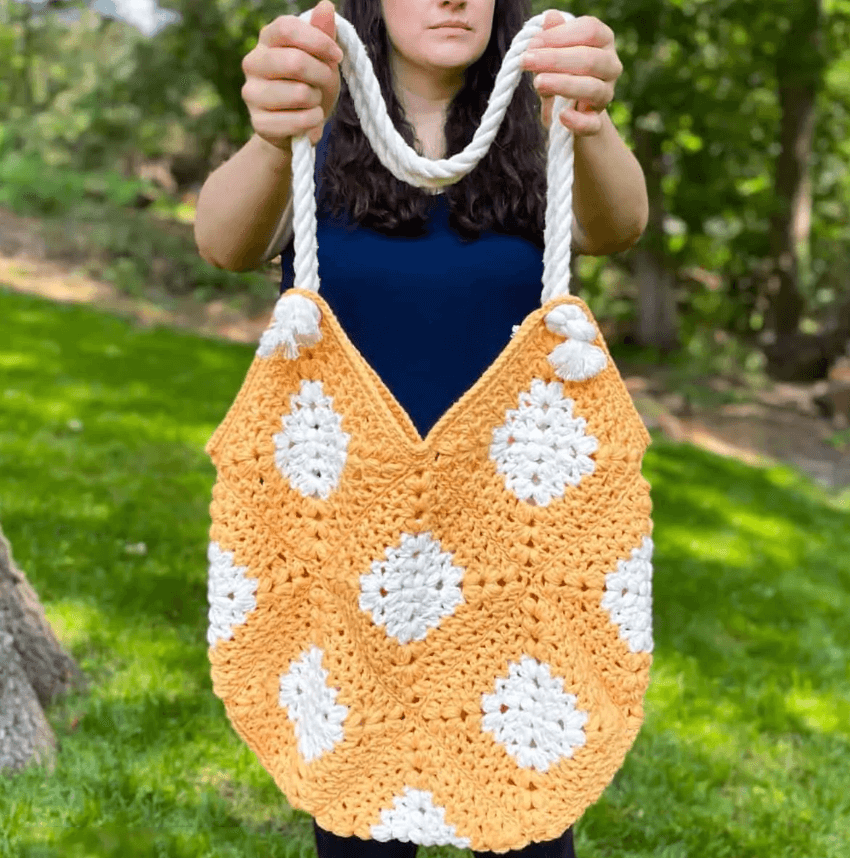 CROCHET PATTERN: Mesh Market Bag Crochet Pattern PDF, Amigurumi