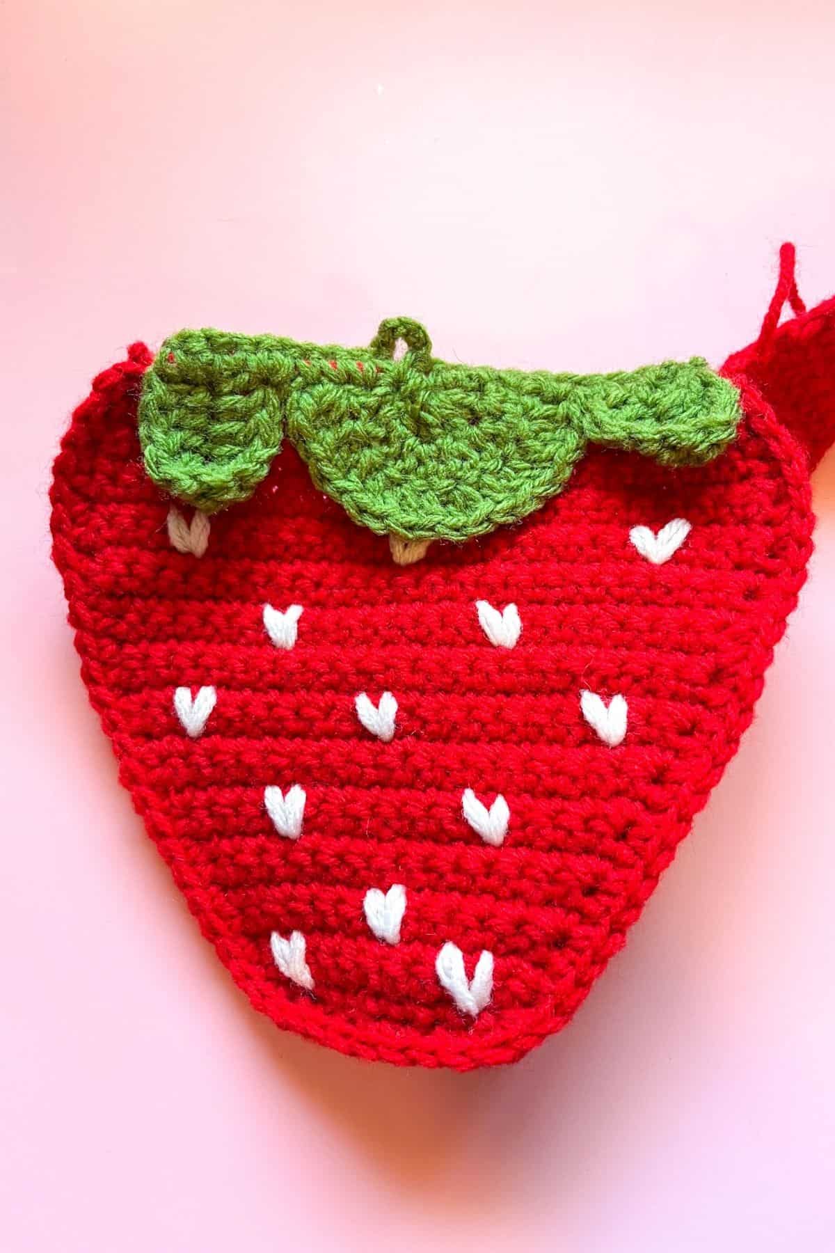 Lined Crochet Strawberry Crossbody Bag, Lined Crochet Strawberry Shoulder  Bag, Fluffy Crochet Strawberry Purse - Etsy India